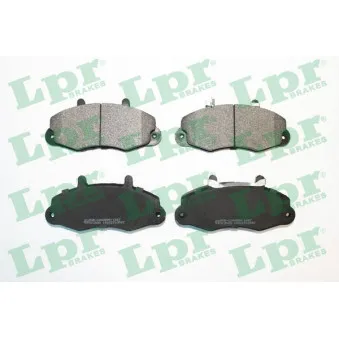 Jeu de 4 plaquettes de frein avant LPR 05P1059