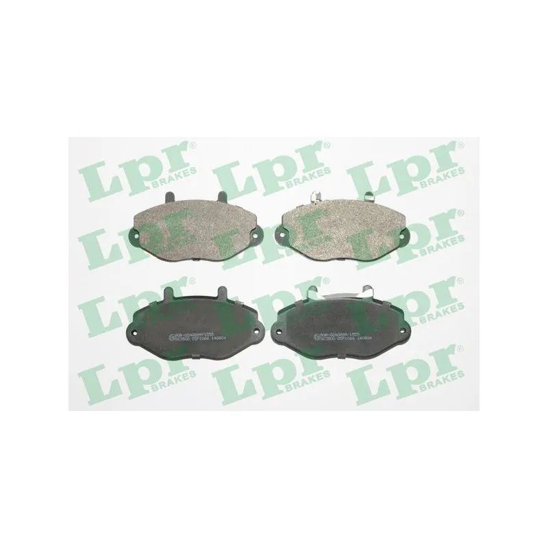 Jeu de 4 plaquettes de frein avant LPR 05P1066