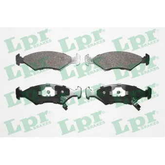 Jeu de 4 plaquettes de frein avant LPR 05P1067