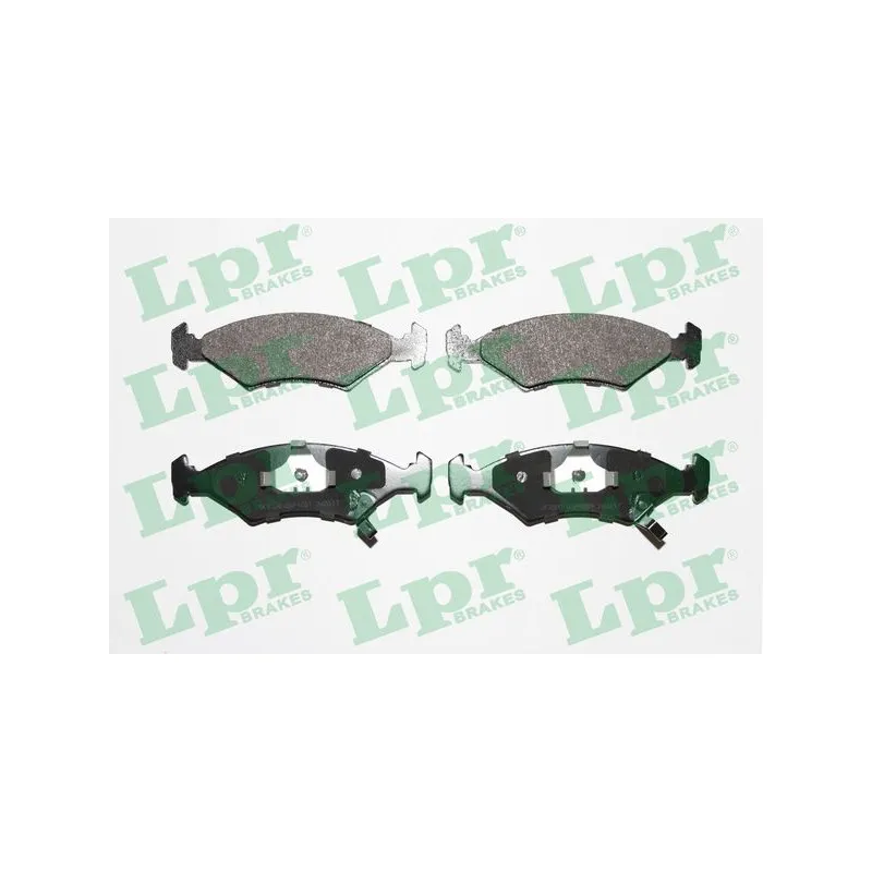 Jeu de 4 plaquettes de frein avant LPR 05P1067
