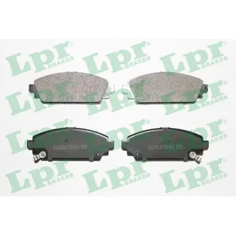 Jeu de 4 plaquettes de frein avant LPR 05P1069