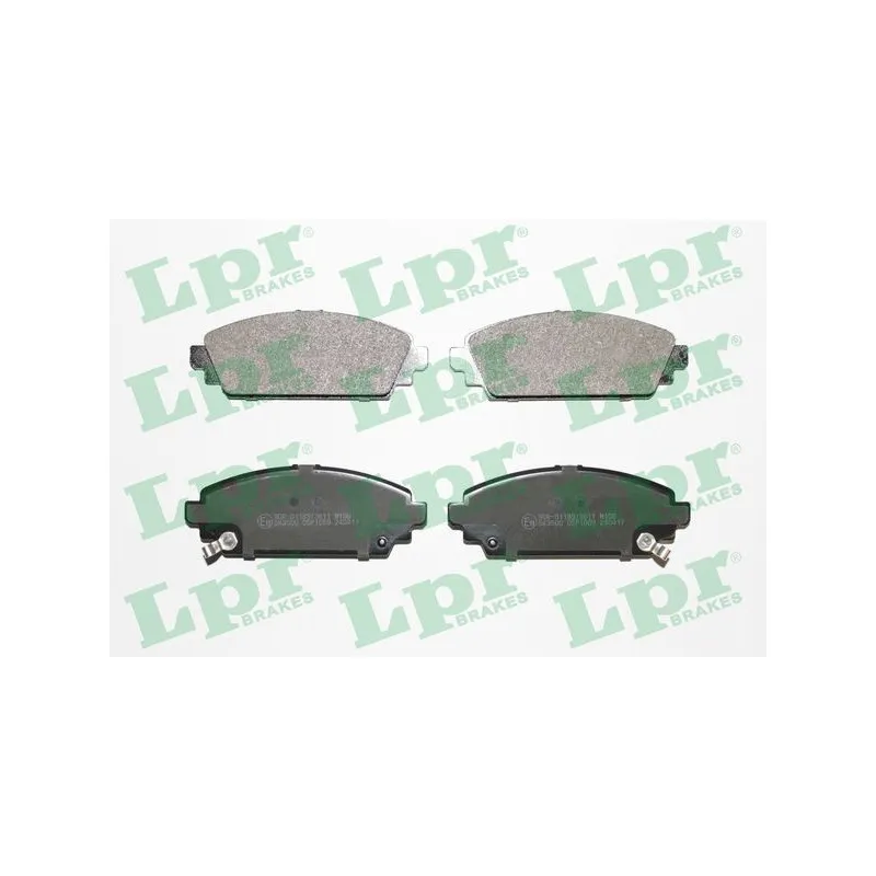Jeu de 4 plaquettes de frein avant LPR 05P1069