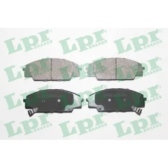 Jeu de 4 plaquettes de frein avant LPR 05P1070