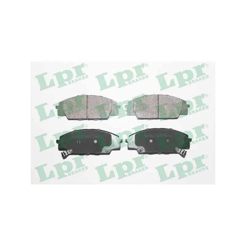 Jeu de 4 plaquettes de frein avant LPR 05P1070