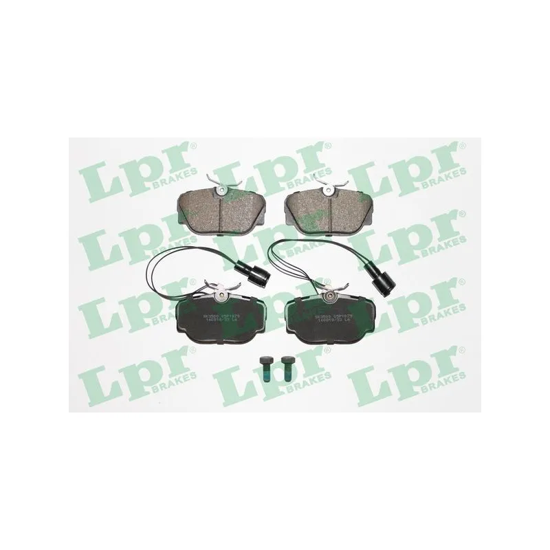 Jeu de 4 plaquettes de frein avant LPR 05P1079
