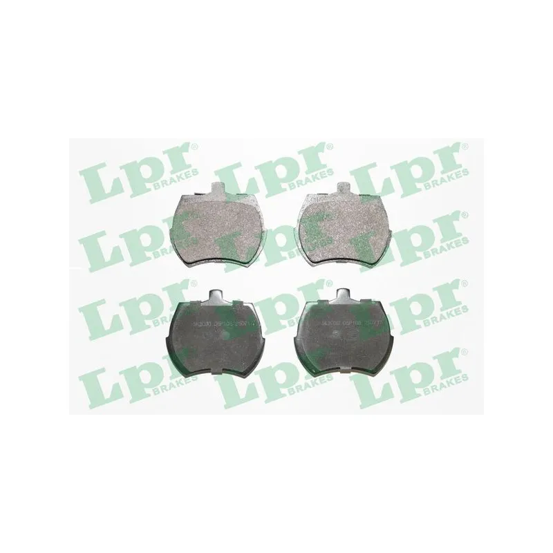 Jeu de 4 plaquettes de frein avant LPR 05P108