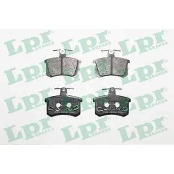 Jeu de 4 plaquettes de frein avant LPR 05P1085