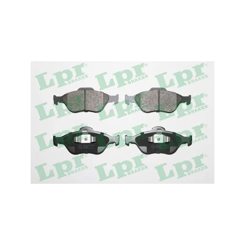 Jeu de 4 plaquettes de frein avant LPR 05P1088