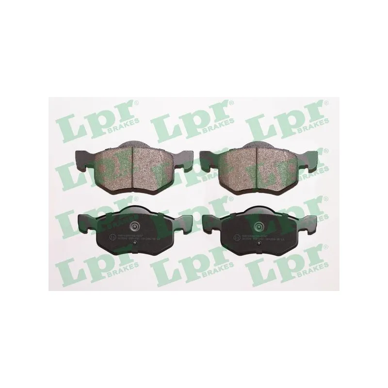 Jeu de 4 plaquettes de frein avant LPR 05P1091