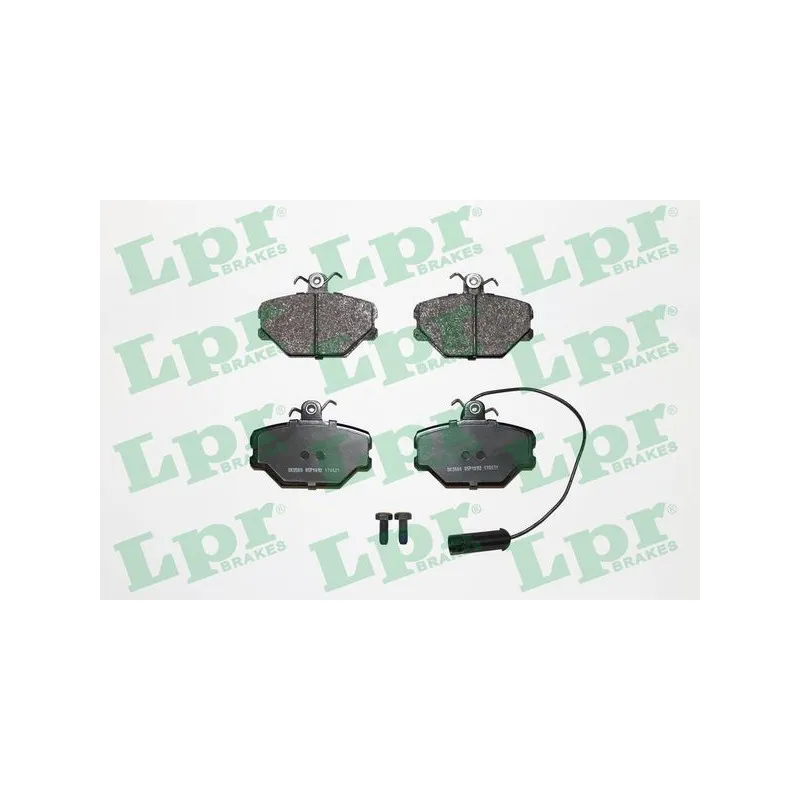 Jeu de 4 plaquettes de frein avant LPR 05P1092