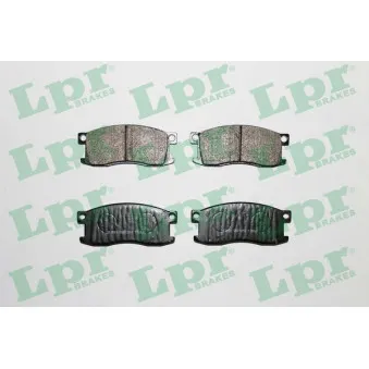 Jeu de 4 plaquettes de frein avant LPR 05P1094