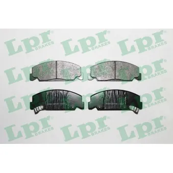 Jeu de 4 plaquettes de frein avant LPR 05P1095