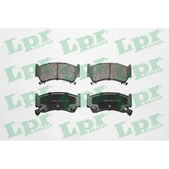 Jeu de 4 plaquettes de frein avant LPR 05P1101