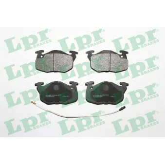 Jeu de 4 plaquettes de frein avant LPR 05P1108