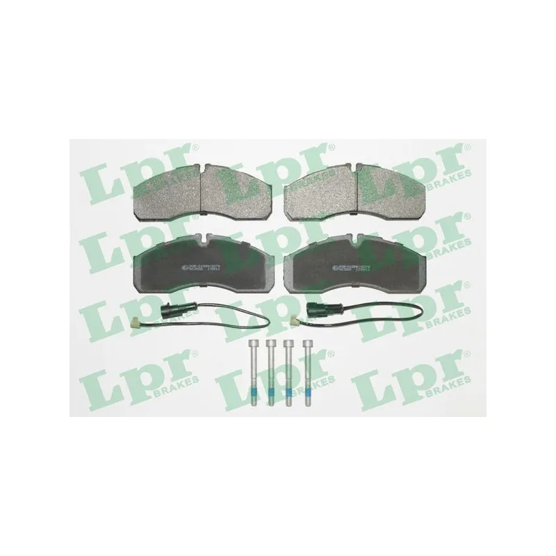 Jeu de 4 plaquettes de frein avant LPR 05P1109B