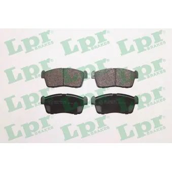 Jeu de 4 plaquettes de frein avant LPR 05P1110