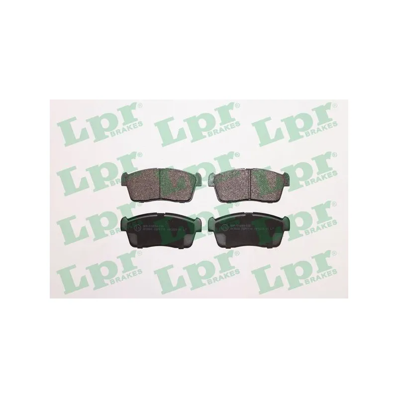 Jeu de 4 plaquettes de frein avant LPR 05P1110