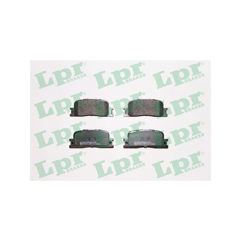 Jeu de 4 plaquettes de frein arrière LPR 05P1115