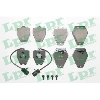 Jeu de 4 plaquettes de frein avant LPR 05P1118