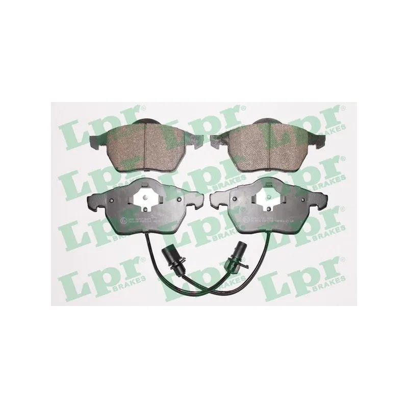 Jeu de 4 plaquettes de frein avant LPR 05P1119