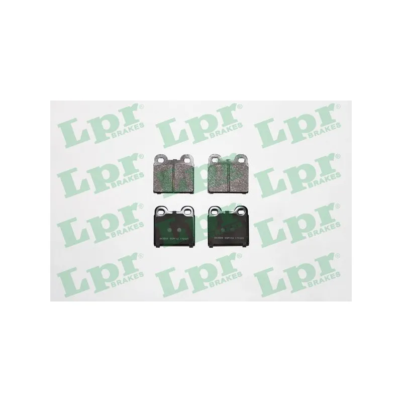Jeu de 4 plaquettes de frein avant LPR 05P112