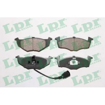Jeu de 4 plaquettes de frein avant LPR 05P1120