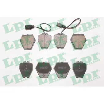 Jeu de 4 plaquettes de frein avant LPR 05P1121