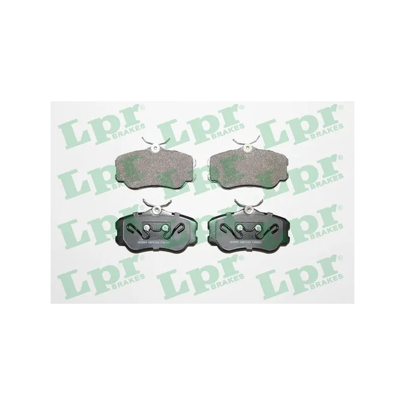 Jeu de 4 plaquettes de frein avant LPR 05P1123