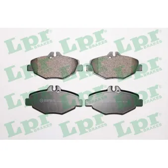 Jeu de 4 plaquettes de frein avant LPR 05P1124