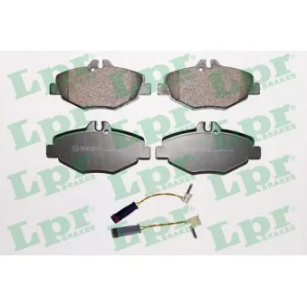 Jeu de 4 plaquettes de frein avant LPR 05P1124A