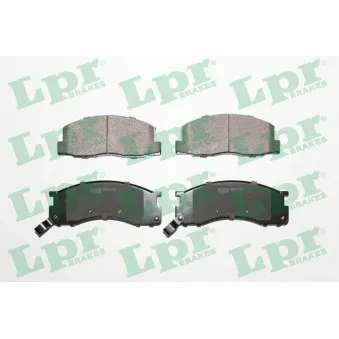 Jeu de 4 plaquettes de frein avant LPR 05P1126