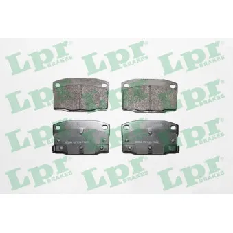 Jeu de 4 plaquettes de frein arrière LPR 05P1128