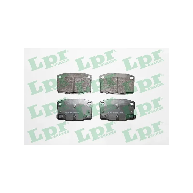 Jeu de 4 plaquettes de frein arrière LPR 05P1128