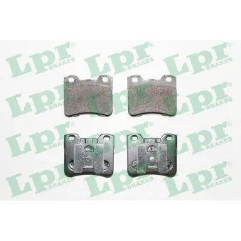 Jeu de 4 plaquettes de frein avant LPR 05P1130