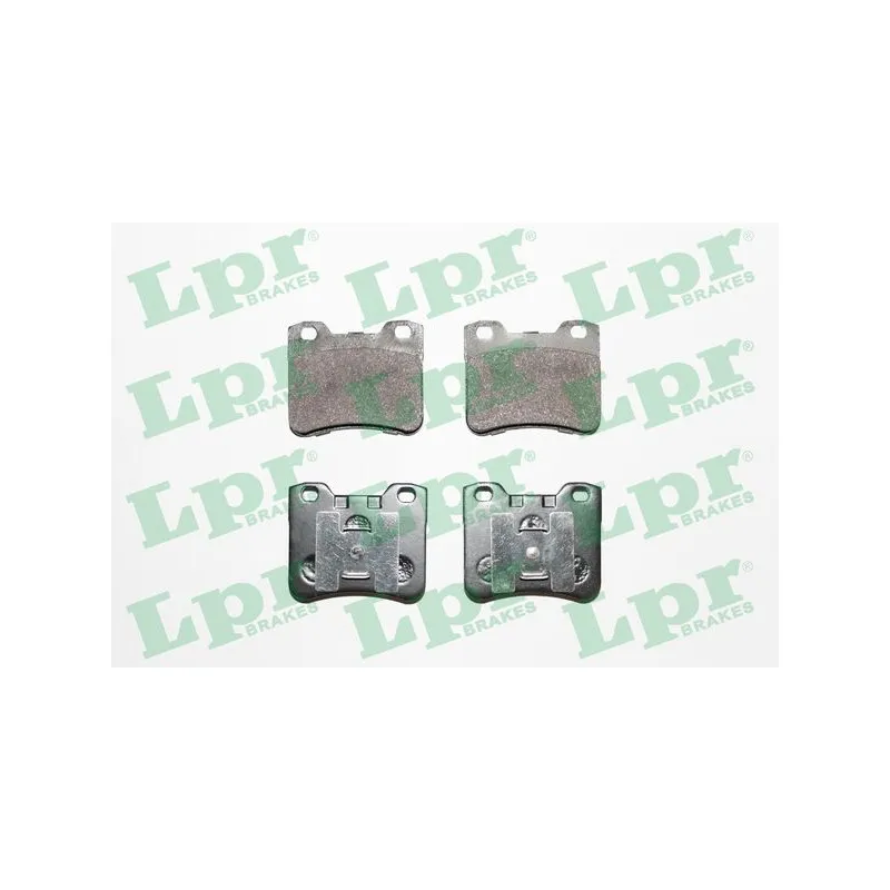 Jeu de 4 plaquettes de frein avant LPR 05P1130