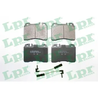 Jeu de 4 plaquettes de frein avant LPR 05P1131A