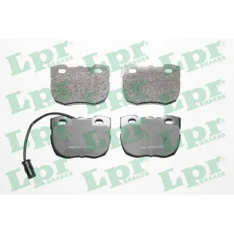 Jeu de 4 plaquettes de frein avant LPR 05P1133