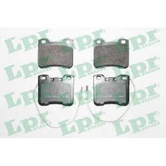 Jeu de 4 plaquettes de frein avant LPR 05P1135