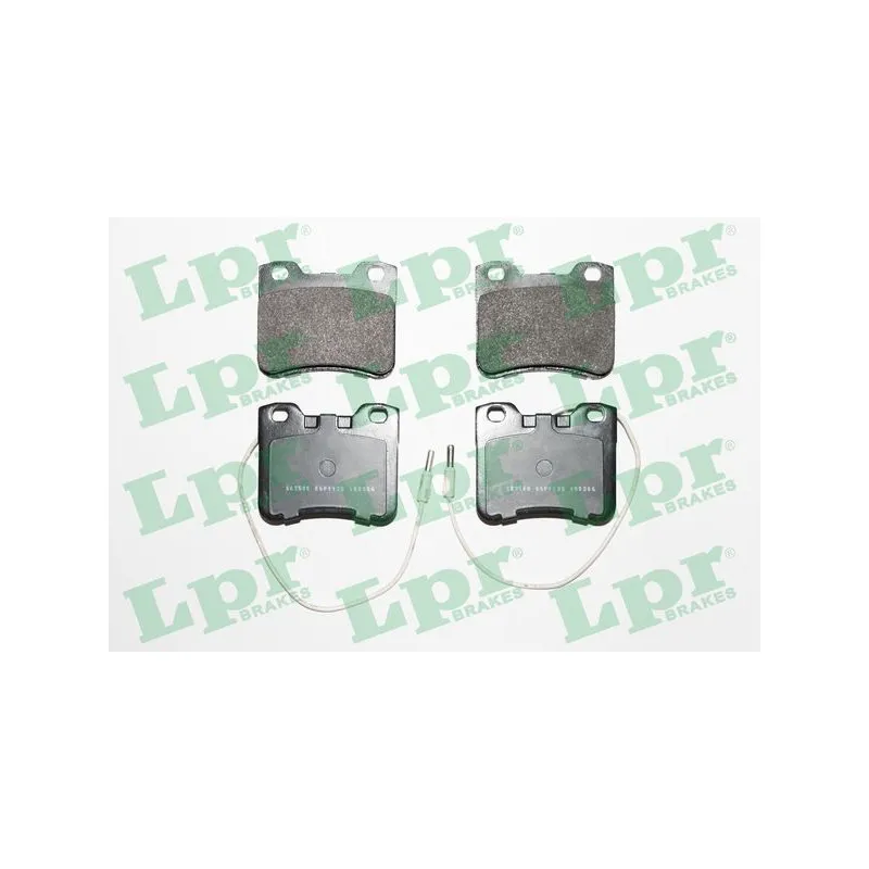 Jeu de 4 plaquettes de frein avant LPR 05P1135