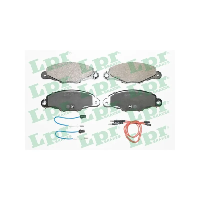Jeu de 4 plaquettes de frein avant LPR 05P1140