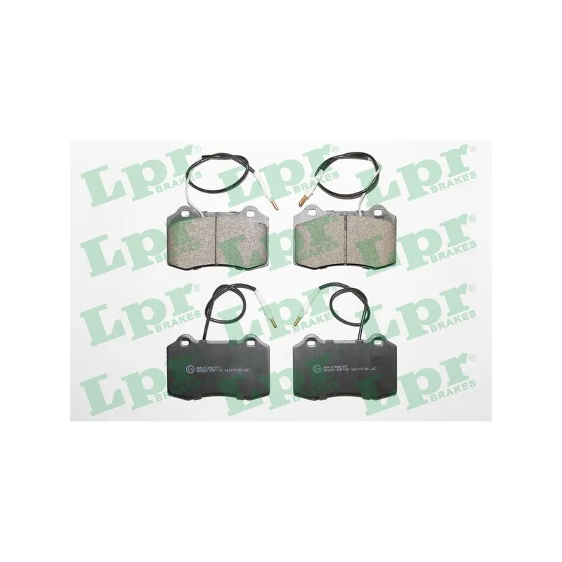 Jeu de 4 plaquettes de frein avant LPR 05P1141