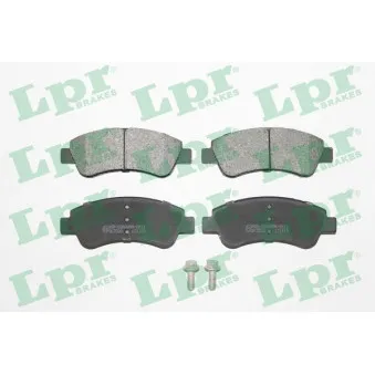 Jeu de 4 plaquettes de frein avant LPR 05P1188