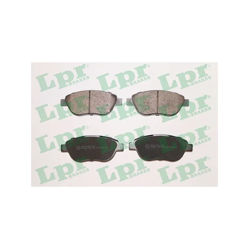 Jeu de 4 plaquettes de frein avant LPR 05P1192