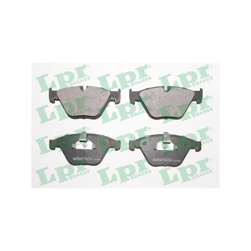 Jeu de 4 plaquettes de frein avant LPR 05P1193