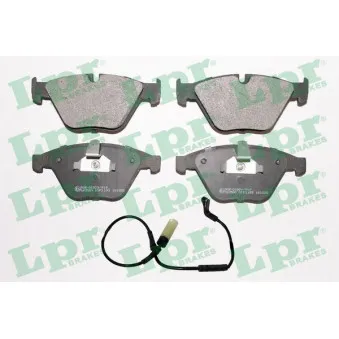 Jeu de 4 plaquettes de frein avant LPR 05P1193A
