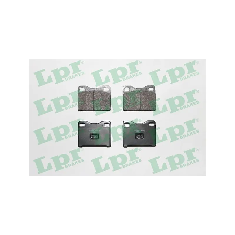 Jeu de 4 plaquettes de frein avant LPR 05P120