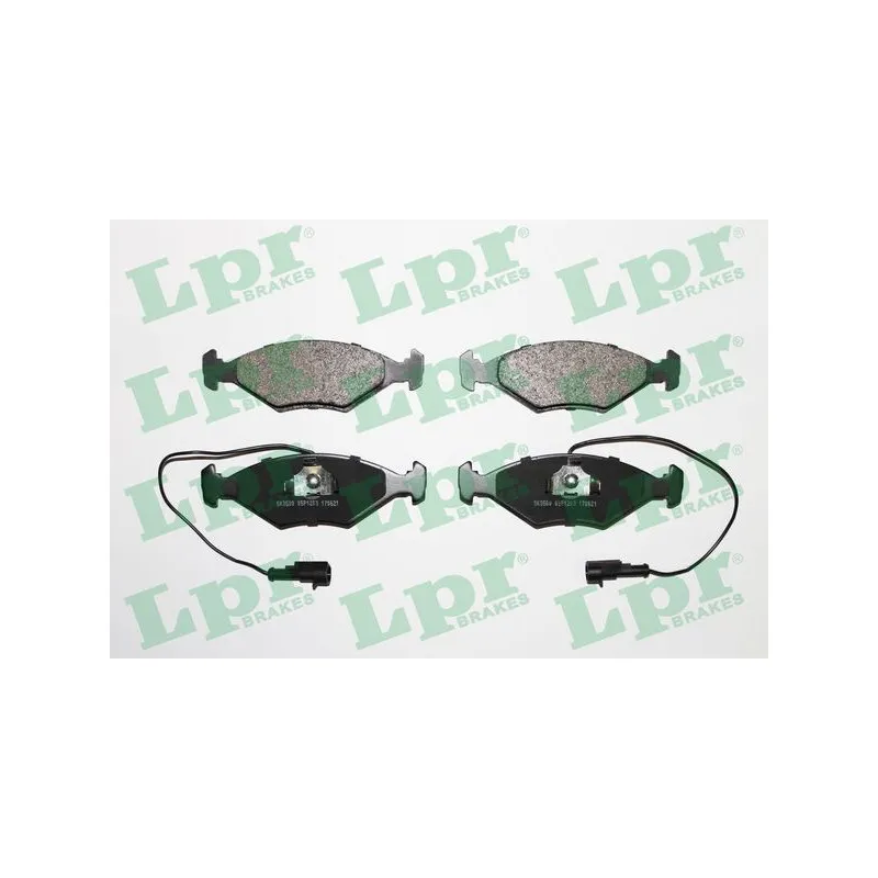 Jeu de 4 plaquettes de frein avant LPR 05P1203