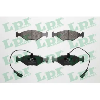 Jeu de 4 plaquettes de frein avant LPR 05P1204