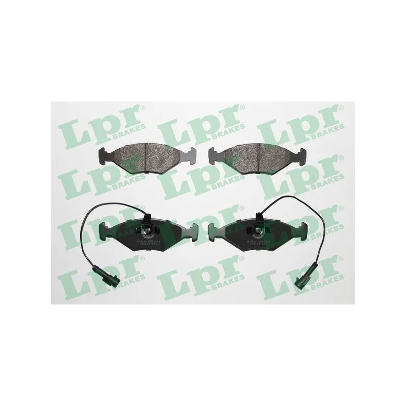 Jeu de 4 plaquettes de frein avant LPR 05P1204