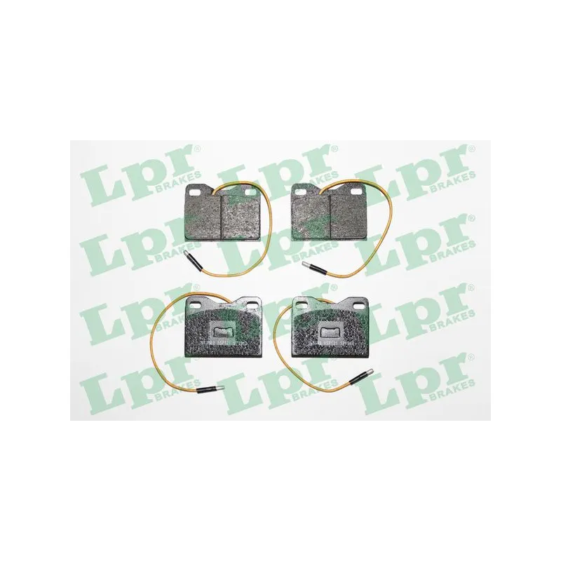 Jeu de 4 plaquettes de frein avant LPR 05P121